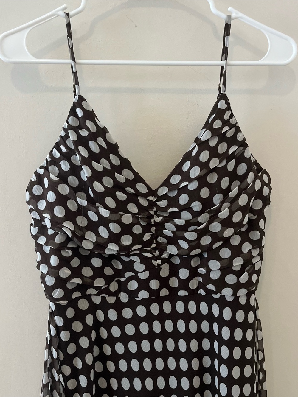 House of Harlow 1960 x Revolve | brown white polka dot maxi dress